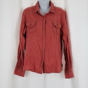 Woolrich Cotton flannel button shirt pockets M